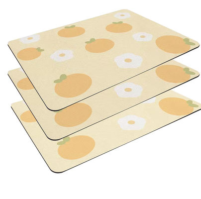 CLASSIC Design Style Quick Drying Super Absorbent Mat for Table Decoration Accessories