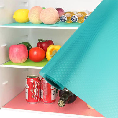 Rectangle Home and Kitchen Cabinets Shelf Liner Washable 6 PCS EVA Under Refrigerator Mat